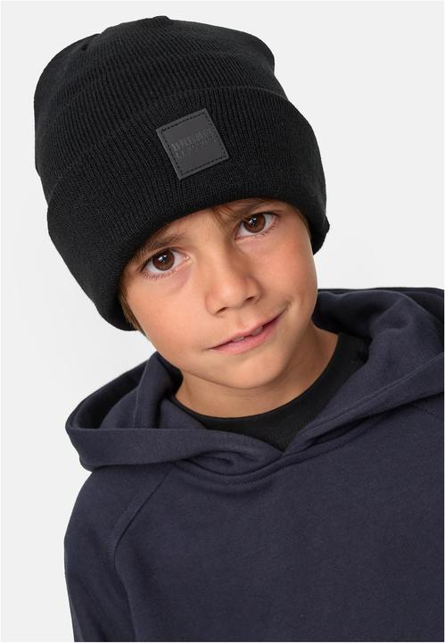 Immagine prodotto Urban Classics Logopatch Beanie per bambini 2-Pack (146/152)