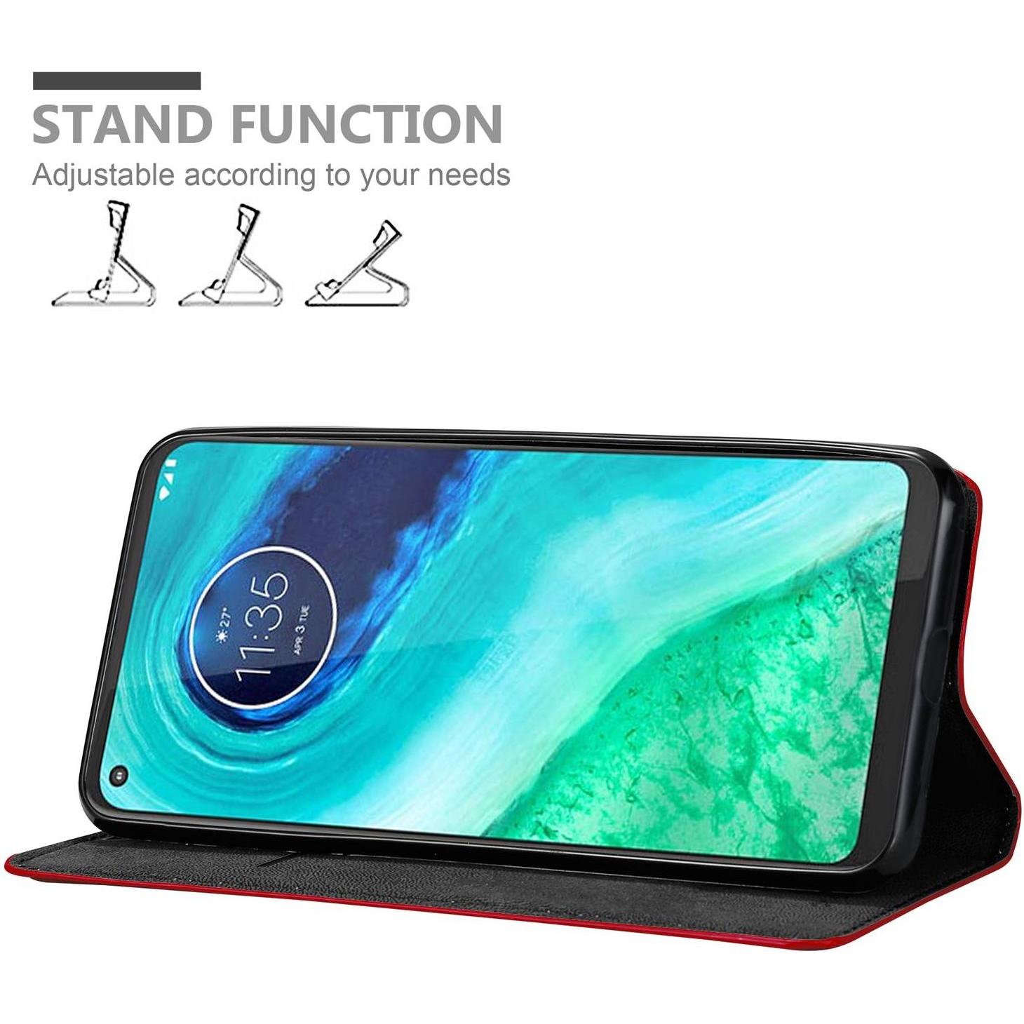 Thumbnail - Cadorabo Cover (Motorola Moto G8), Smartphone Hülle, Rot