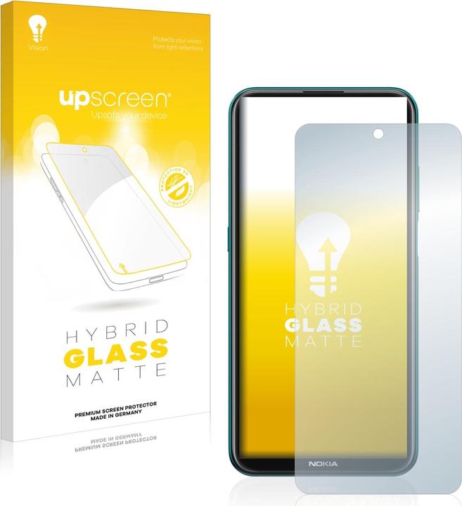 Produktbild upscreen Schutzglas Schutzfolie Displayschutz Display Schutz Glas Panzer Folie matt (1 Stk., Nokia X10)