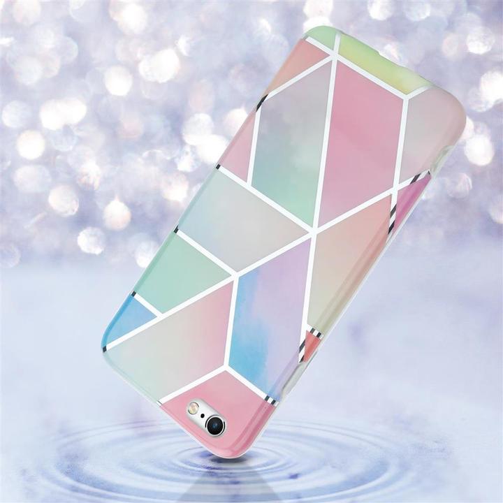 Image du produit Cadorabo Couverture IMD TPU Marbre coloré (Apple iPhone 6)