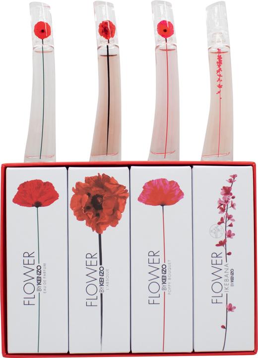 Immagine prodotto Kenzo Mini Set Ep 4 x 4 ml (Flower + Flower Poppy Bouquet + Flower L'Absolue + Flower Ikebana) (Eau de parfum, 16 ml)