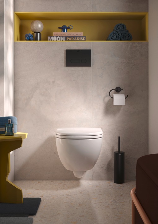 Immagine prodotto Duravit D-Code vaso sospeso Compact, lavabo, senza bordo, 370x480x360 mm, bianco lucido