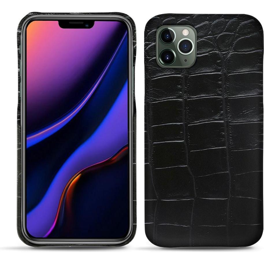Noreve Lederschutzhülle (Apple iPhone 11 Pro), Smartphone Hülle, Schwarz