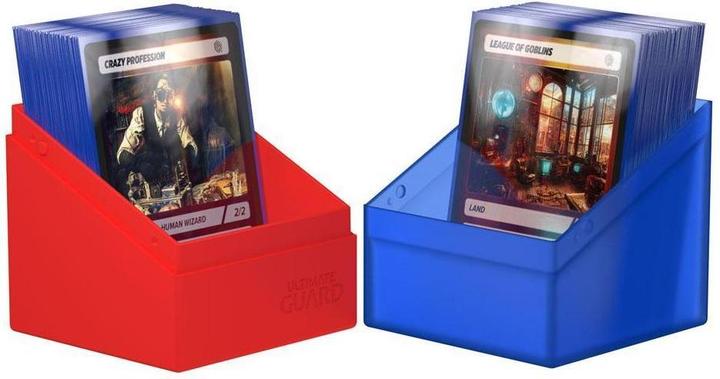 Actual product image Ultimate Guard Boulder Deck Case 100+ SYNERGY Blue/Red