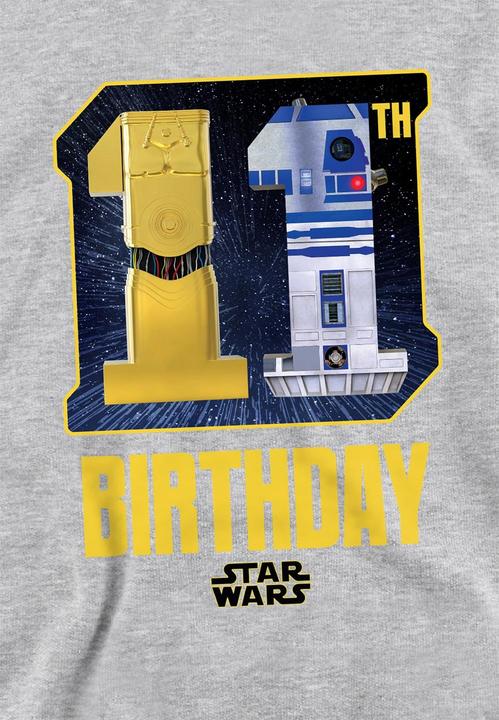 Produktbild Star Wars Kapuzenpullover meliert 11. Geburtstag (128)