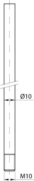 Productafbeelding MSL Ronde staven 1825 voor inlaat hefboomrandbalken (1 Pcs.)