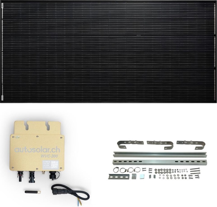 Autosolar Balkonkraftwerk mit 400 Watt (400 W)