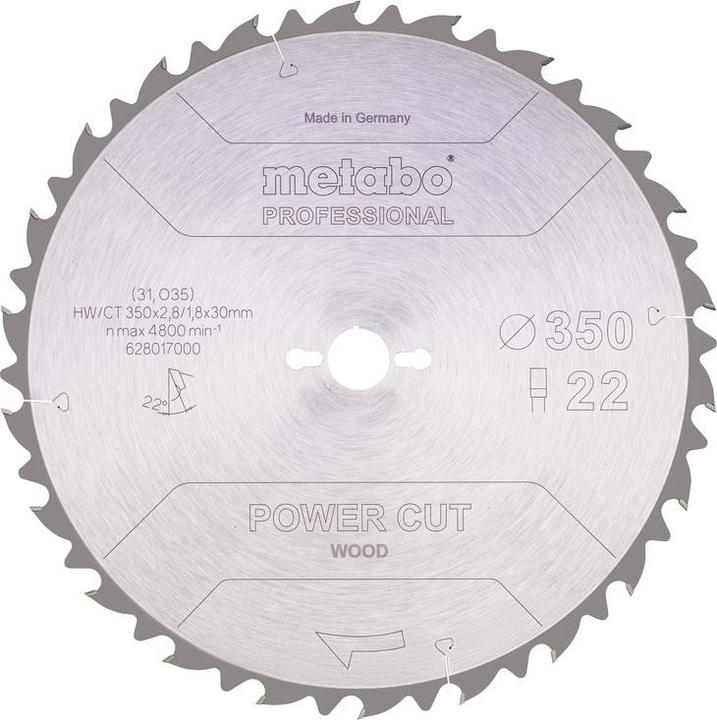 Immagine prodotto Metabo Lama per sega circolare HW/CT