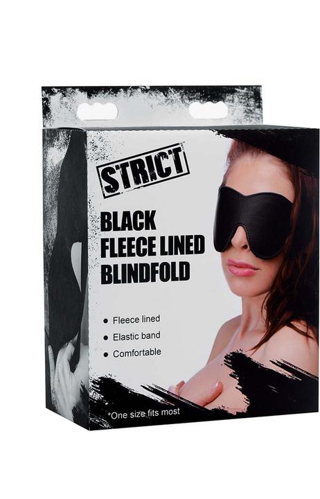 Produktbild XR Brands Oogmasker Met Fleece Zwart