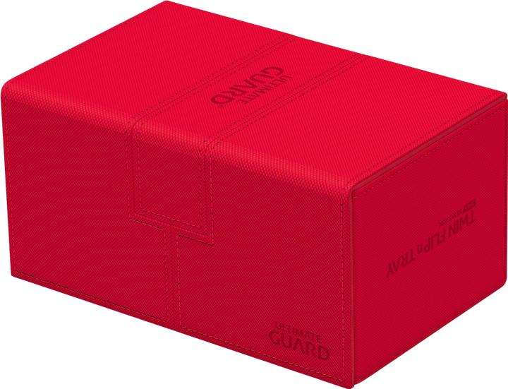 Actual product image Ultimate Guard Twin Flip'n'Tray 160+ XenoSkin Monocolor Rouge