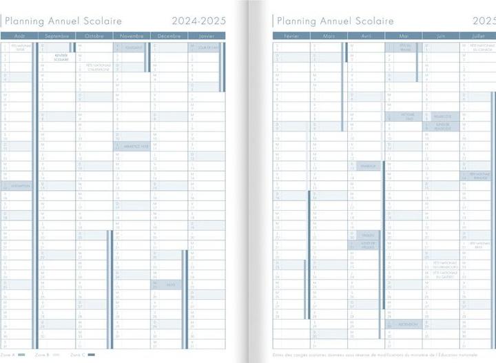 Image du produit Clairefontaine Agenda des enseignants (21 x 29,7 cm, Français)