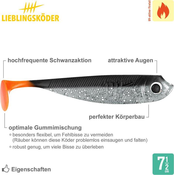 Image du produit Lieblingsköder Ombre noire (15 cm)