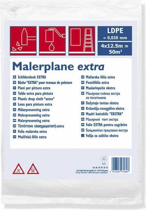 Produktbild Magni Bauplane LDPE 30my 50m² (12.50 m, 4000 mm)