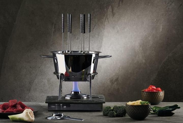 Actual product image Schulte-Ufer SUS stainless steel fondue set Gala (Cheese fondue)