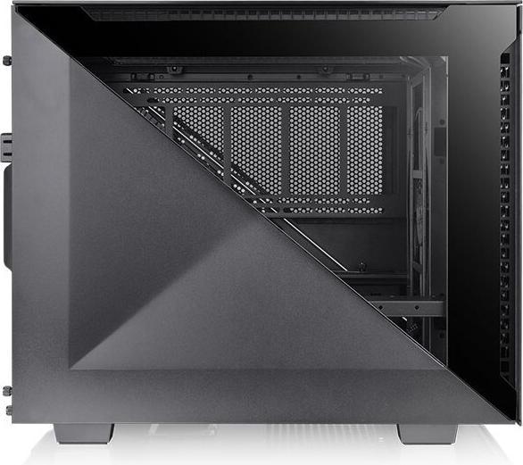 Actual product image Thermaltake Divider 200 TG Air Black (mATX)