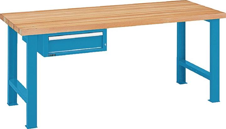 Actual product image Lista Workbench with beechwood top (80 cm, 150 cm)