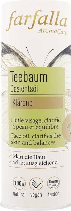 Produktbild Farfalla Klärendes Gesichtsöl Teebaum (15 ml, Gesichtsöl)