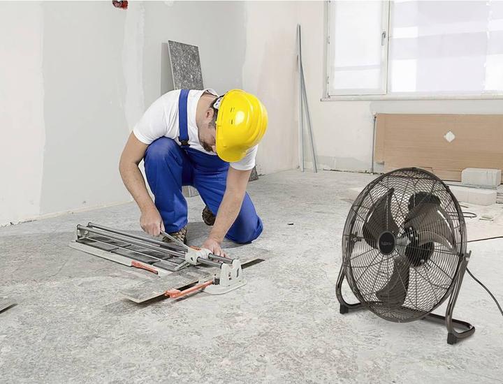 Actual product image Sygonix Bodenventilator 120 W Schwarz