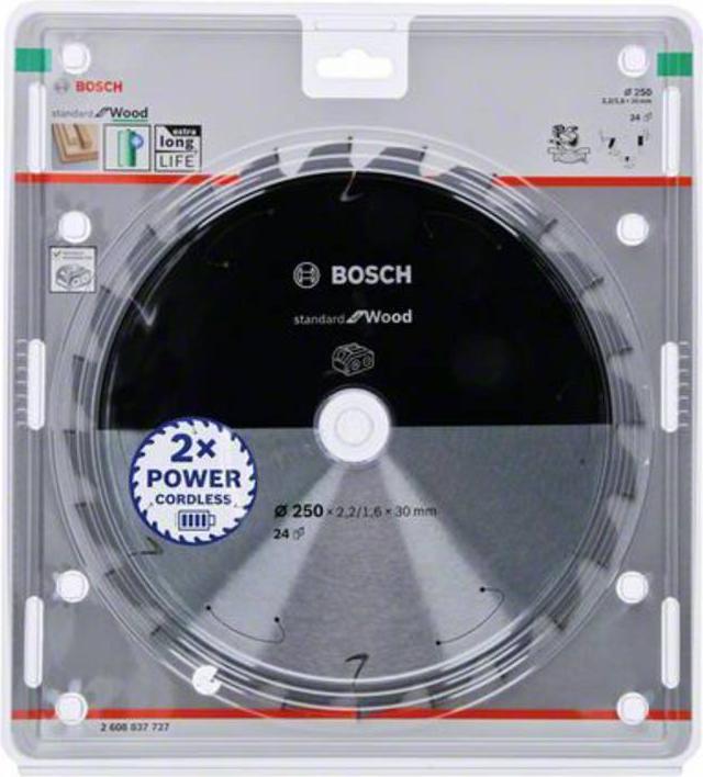 Produktbild Bosch Professional Zubehör PRO Wood cordless Kreissägeblatt, 250 x 2,2 x 30 mm