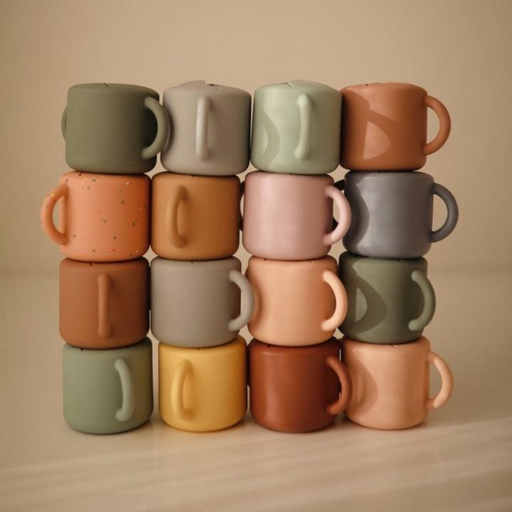 Actual product image Mushie Snack Cup - Cloudy Mauve