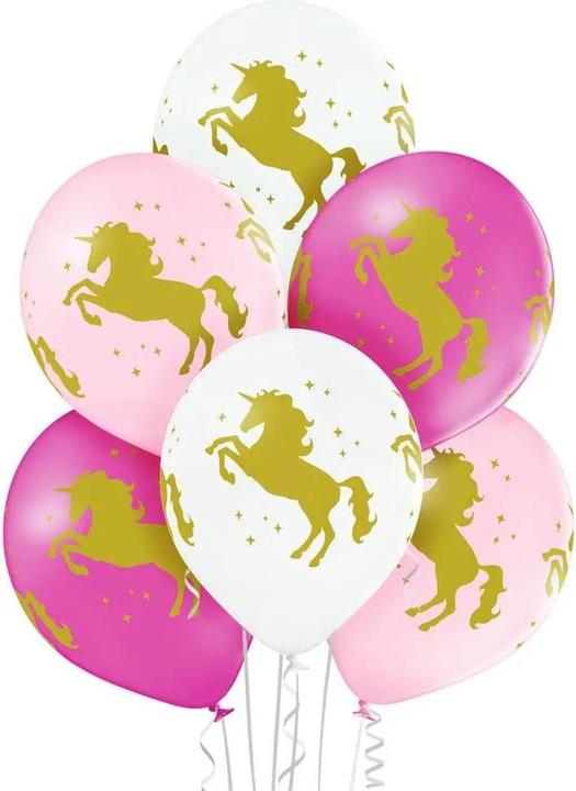 Produktbild Belbal Einhorn gold Ballon (6x)