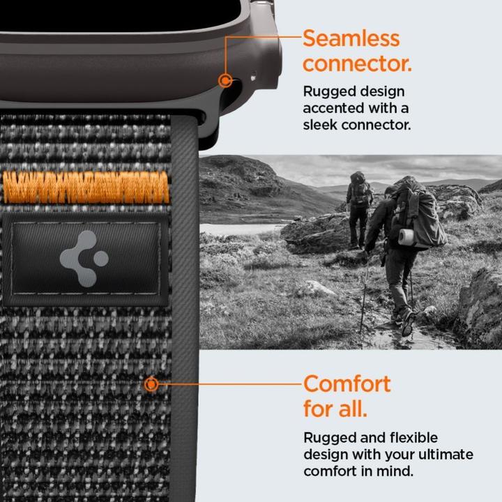 Actual product image Spigen Athlex Air 2 (44 mm, 45 mm, 46 mm, 49 mm, Fabric, Nylon, Plastic)