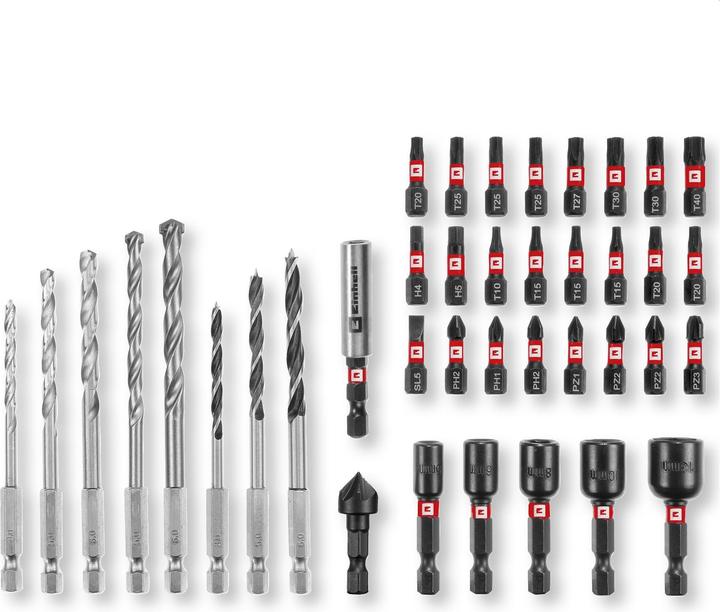 Produktbild Einhell 108759 39teilig Bohrer- und Bit-Sortiment (4 mm, 5 mm, 6 mm, 8 mm)