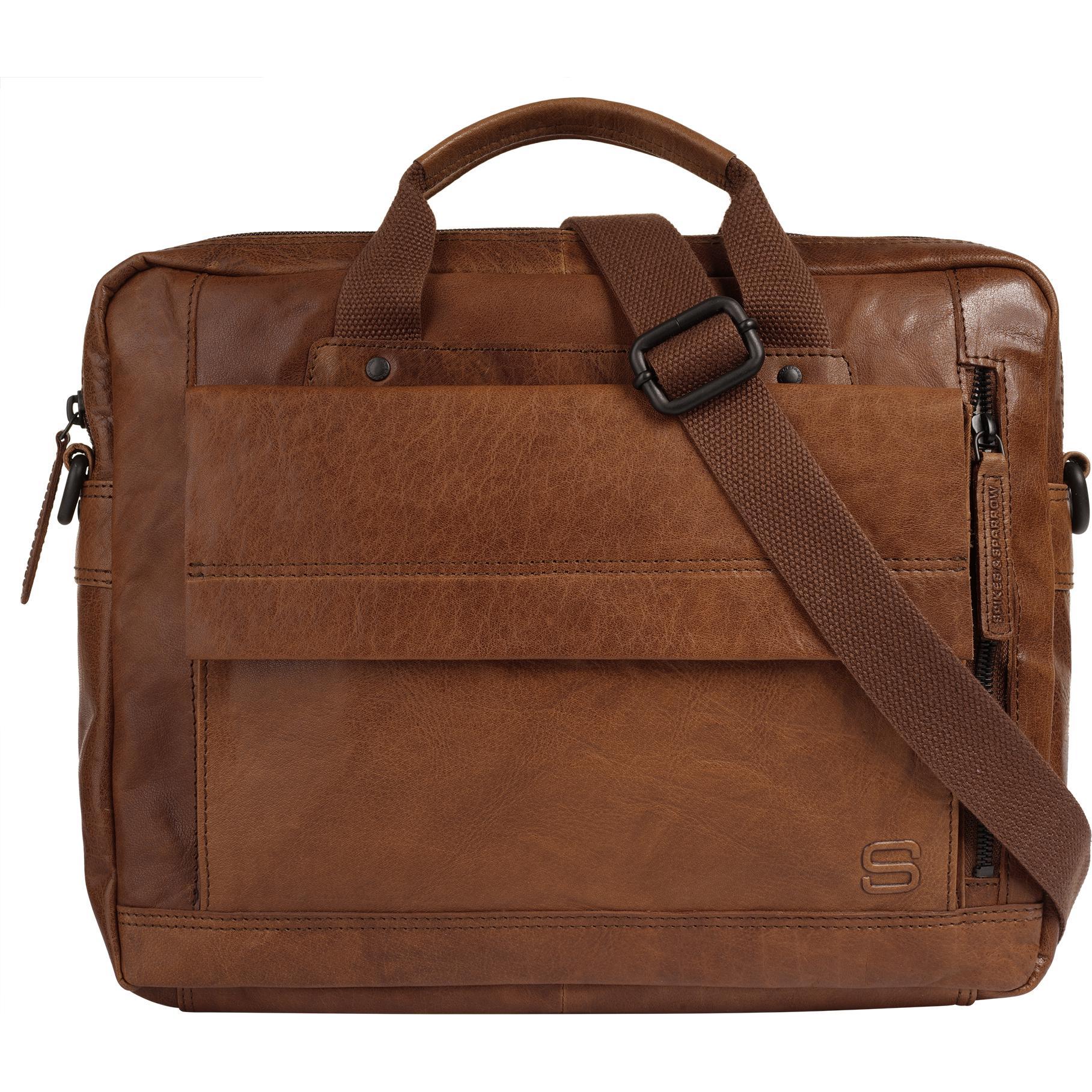 Spikes & Sparrow, Handtasche, Aktentasche, Braun