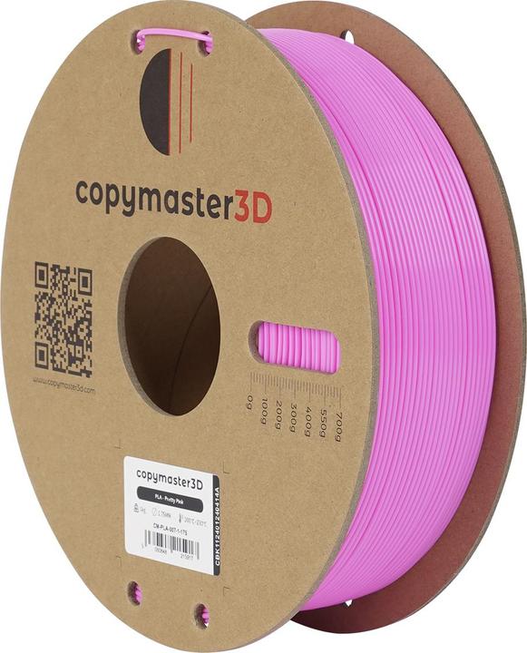 Actual product image Copymaster3D PLA Filament for 3D Printer, 1.75 mm, Pink (PLA, 1.75 mm, 1000 g, Pink)