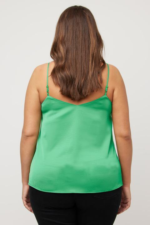 Produktbild Ulla Popken Hemd, Spaghettiträger, Classic, V-Ausschnitt, Satin (50, 52)