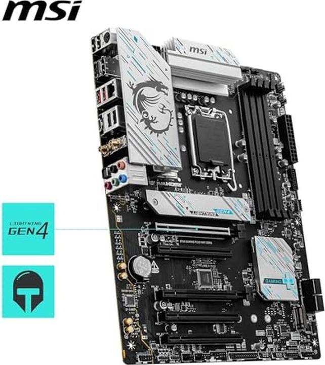 Produktbild MSI B760 GAMING PLUS WIFI DDR4 (LGA 1700, Intel B760, ATX)