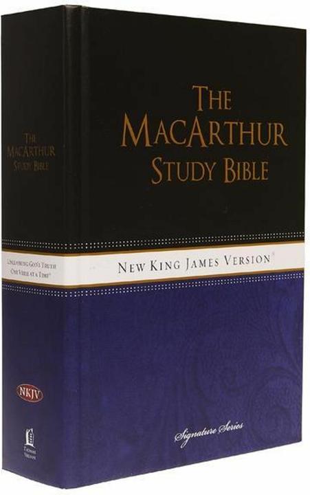 Produktbild NKJV, MacArthur Study Bible, Large Print, Hardcover, Thumb Indexed (Englisch, 2010)