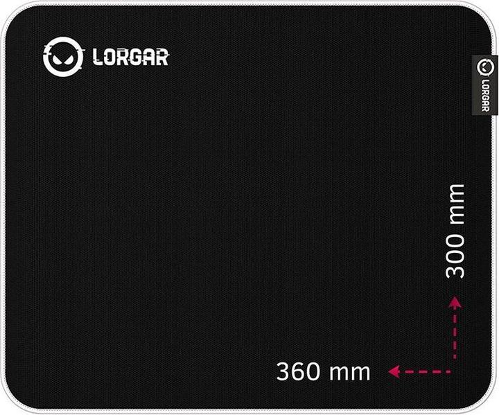Image du produit Lorgar Legacer 753, tapis de souris, taille M, noir (M)