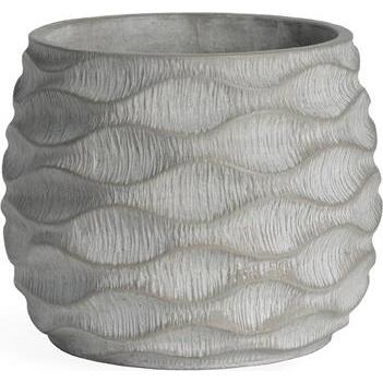 Domoletti, Vaso da fiori, Flower pot BTP016F, cement, grey