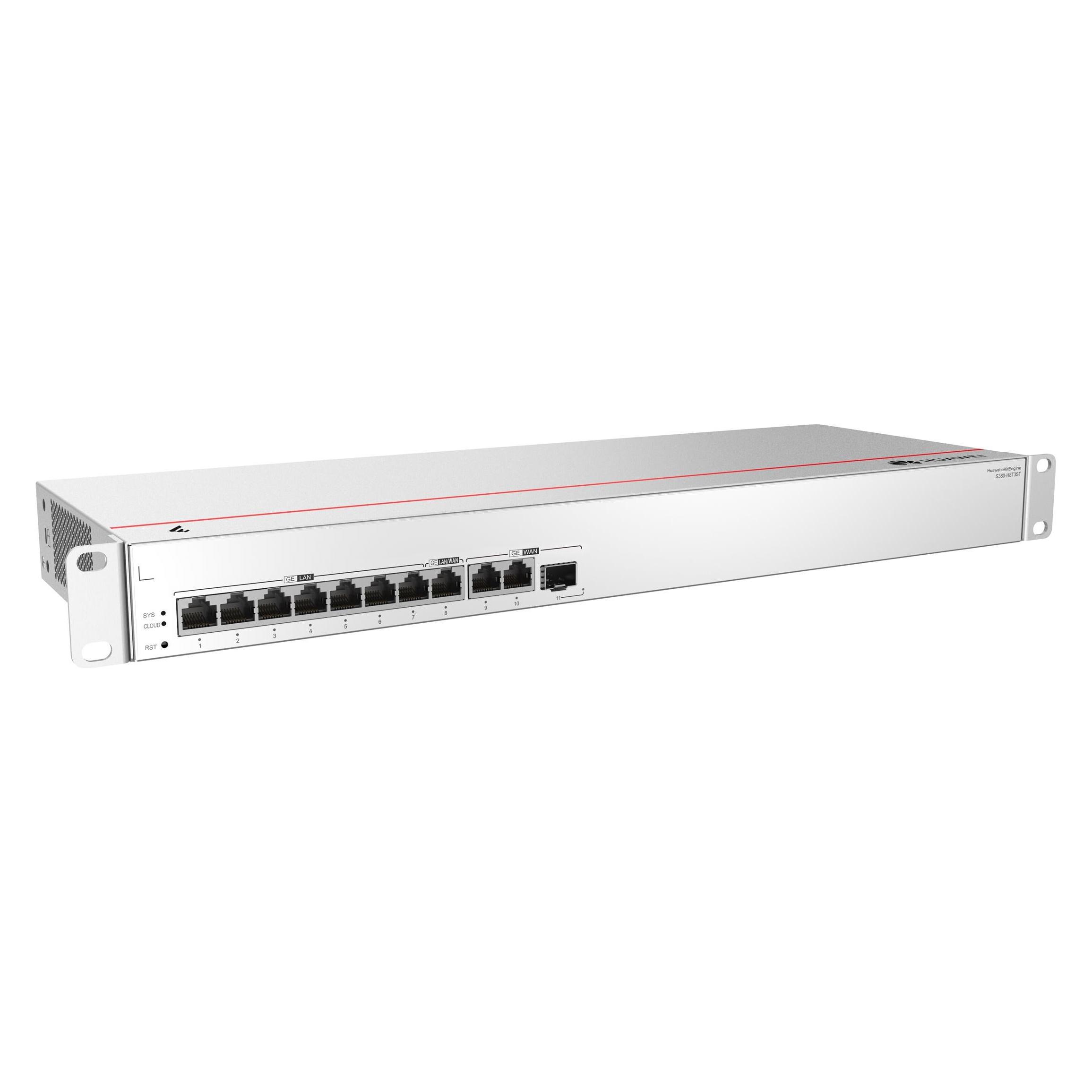 Huawei eKit Gateway S380-H8T3ST (8 Ports), Netzwerk Switch, Grau