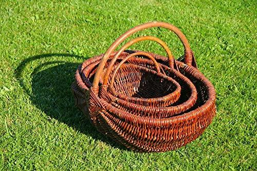 Immagine prodotto Weidenprofi Ovaler Weidenkorb mit Henkel (30 cm)
