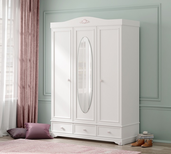 Image du produit Cilek Armoire Rustik 3 portes (140 cm)