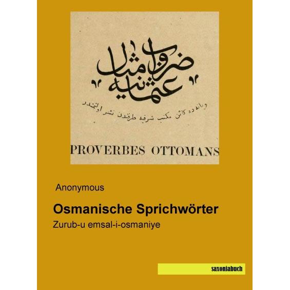 Osmanische Sprichwörter, Fachbücher