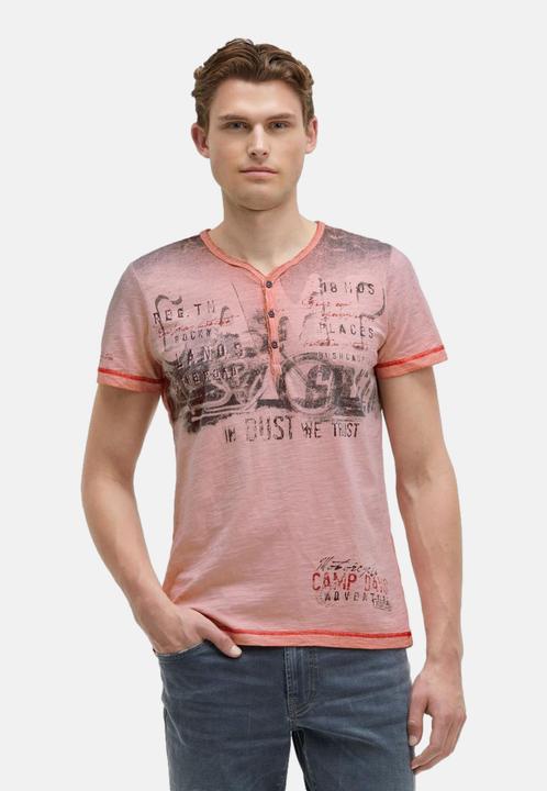 Produktbild Camp David T-Shirt Riding The World I Henley-Kurzarmshirt (XL)