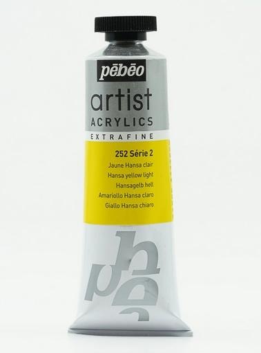 Produktbild Pebeo Artist Acrylics Extrafein Acrylfarben (Hansagelb Hell, 37 ml)