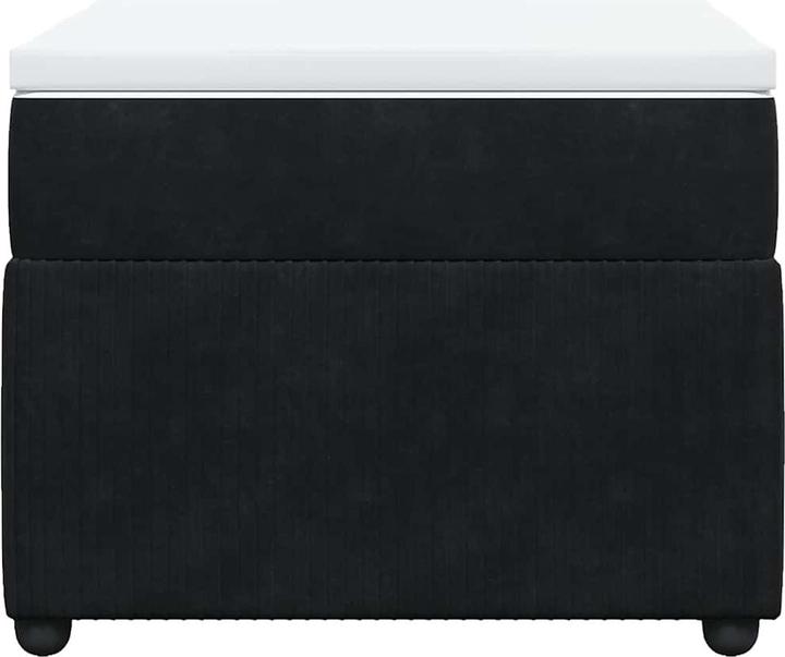 Produktbild vidaXL Bo x springbett mit Matratze 160 x 200 cm Samt (160 x 200 cm)