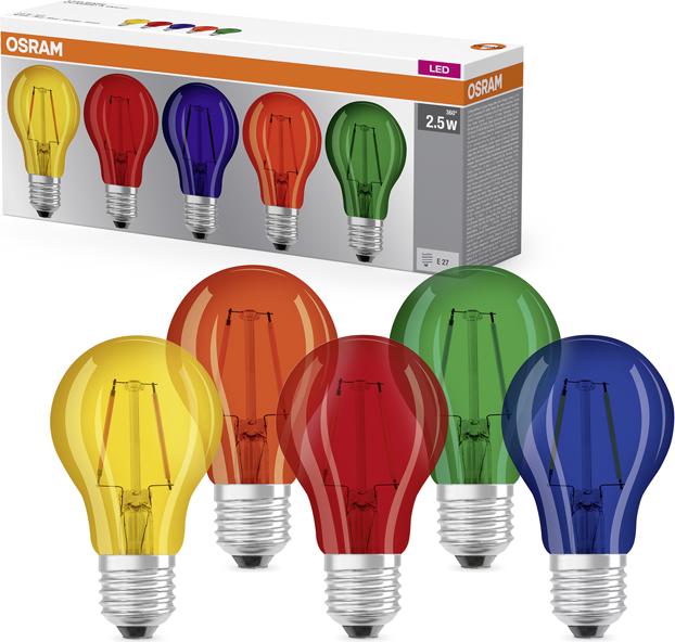 Produktbild Osram Led Star Décor Classic A (E27, 2 W, 235 lm, 1 x, G)