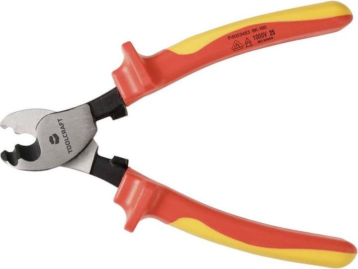 Produktbild Toolcraft TO-10104936 Elektronik- u. Feinmechanik Kabel-Papiermesser 160 mm (160 mm)