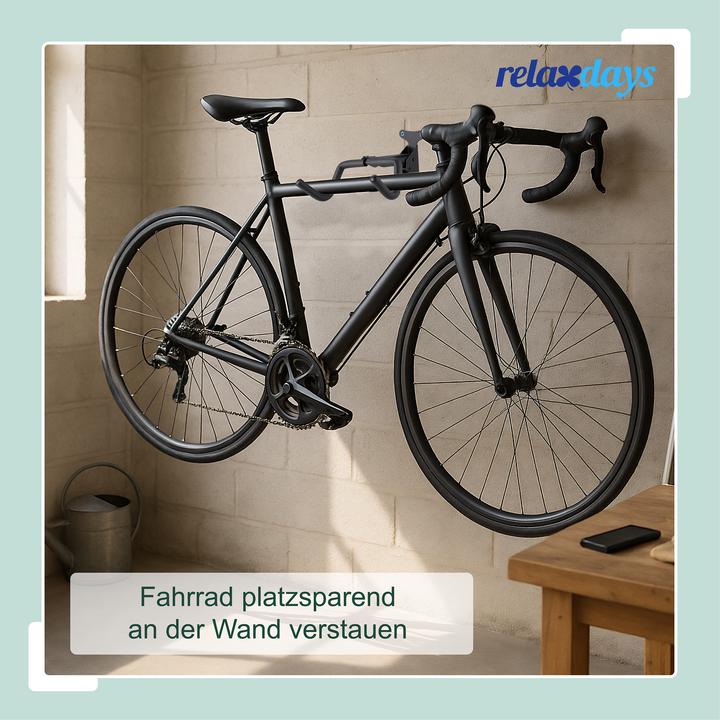 Actual product image Relaxdays Bicycle wall mount