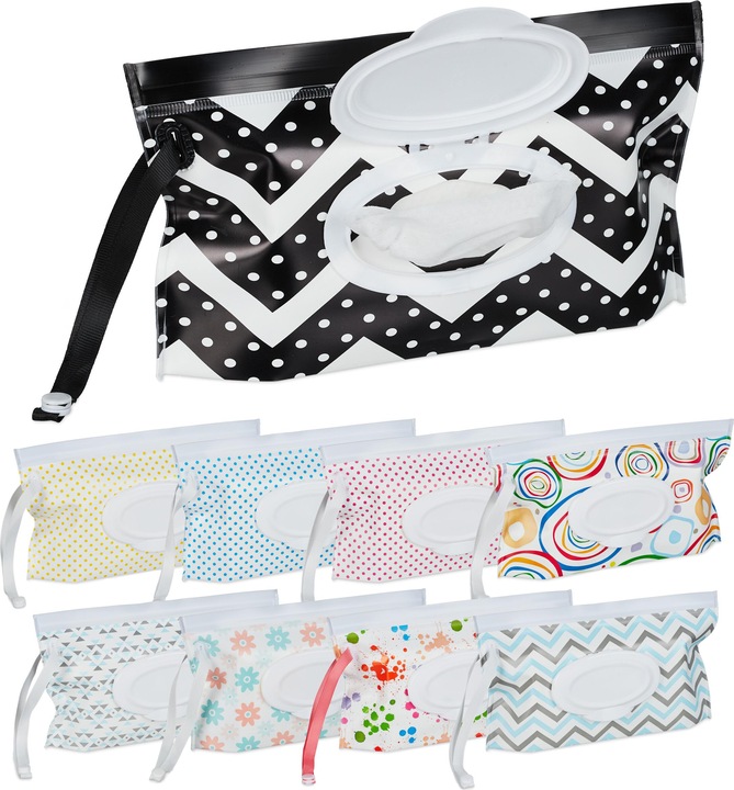 Actual product image Relaxdays 9x wet wipe bags (9 Piece)