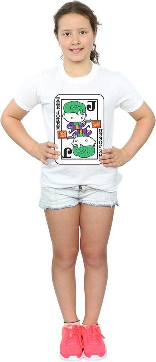 Produktbild Chibi Joker Playing Card TShirt Mädchen (128)