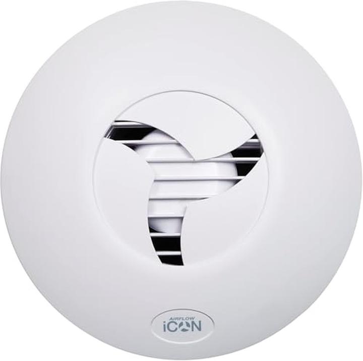 Actual product image Airflow Quiet Mixed Flow Fan for Bathrooms and Utility Spaces