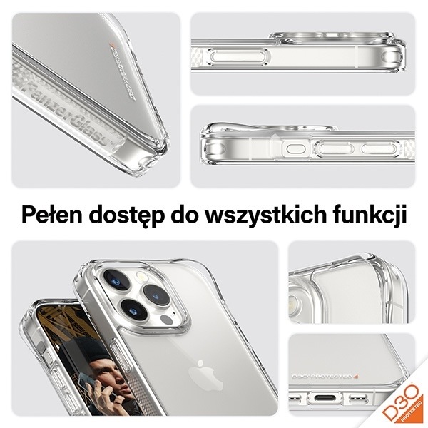 Actual product image PanzerGlass 3-in-1 pack (1 Piece, Apple iPhone 15 Pro Max)