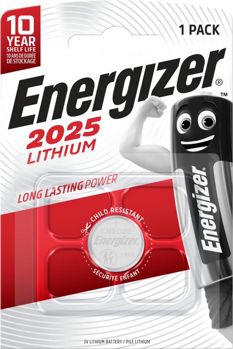 Energizer CR2025 Lithium (1 Stk., CR2025, 163 mAh)