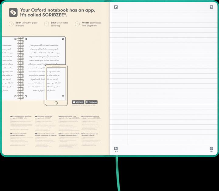 Actual product image Oxford Notebook "Signature", A5 (A5, Lined, Hardcover)
